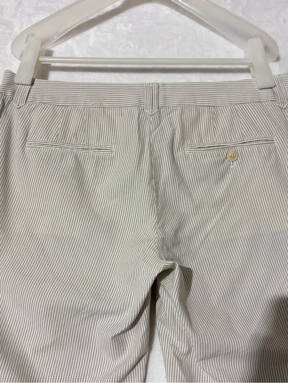 J. Crew City Fit Wide Leg Seersucker Pants